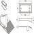 HafeleFld 100U Threshold Jamb Kit Black