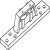 Top Guide for Sliding Interior and Exterior Doors Straightaway 720 Bottom Rolling System Neoprene wheels with aluminium frame