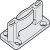Bottom Guide for Sliding Interior Doors Hawa-Junior 160 & 160/B and 250 & 250/B Top hung system Black finish