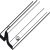 Straightaway 700 Bottom Track 2.1m Stainless Steel