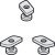 Hawa Junior 40 Track Fixing Set Glv Steel