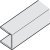 Hawa Porta 100GWF Trk Profile 2.5m Aluminium