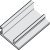 Fascia Profile for Sliding Glass Interior Doors Hawa-Porta 100 Top hung system Length 2500 mm