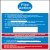 Fire Action Mandatory Sign 300 x 200 mm Rigid Plastic Drilled for screw fixing White/blue/red