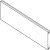 MXS Internal Drawer Panel 84/1100mm Aluminium Wht