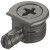 OneFix 1prt Connector D8/15mm Plastic White