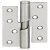 Butt Hinge 102 x 76 mm Grade 304 Stainless Steel size 101 mm Rising hinge clockwise closing satin