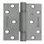 Butt Hinge 3 Knuckle 100 x 86 mm Stainless Steel Hi-Load Staggered hole pattern Satin