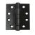Butt Hinge 2BB Sqr 102x76mm Steel Black
