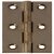 Broad Style Hinge 64x35mm Brass Pew