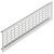 Ventilation Grille Rectangle 480x80mm Anodised M.Silver Fire Rated