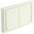 Fixed Louvre Grille with Rectangular Spigot System 4a brown