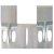 Spider Double Wall Fixing Plate SZP