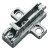 Hafele 3mm M.Plt Qck Cruci Hos Zinc Alloy NP