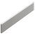Ventilation Grille SM 480x104mm Anodised M.Silver