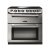 Rectangle PROPL60ECSS/C Range Cer Chrome/Stainless Steel
