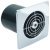 Extractor Fan Standard Wall or Ceiling System 100/125/150 Long life motor System 6 190 x 190 mm chrome