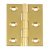 Butt Hinge 64 x 35 mm Brass Polished brass