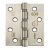 Butt Hinge 102 x 76 mm 304 Stainless Steel Phoenix Slimline Grade 13 BS EN 1935 Square corners satin stainless steel
