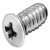 Varianta Screw, Raised Head, PZ2, Galvanized, 10.5 mm