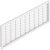 Ventilation Grille Rectangle 175x41mm Plastic White