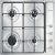 Smeg Cuc S64S Hob Gas 4Z Stainless Steel