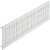 Ventilation Grille Phillips Sqr 100x1000mm Anodised Silver Fire Rated