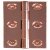 Broad Style Hinge 64x35mm Brass Copper