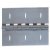 Continuous Hinge 1834 mm Length Aluminium Light duty Open width 38 mm