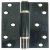 Hi-Load Butt Hinge Sqr 100x75mm Steel White