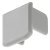Loox5 2191 Profile SM Endcaps Plastic Silver