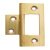 Flush Hinge 64x19mm Inset Stght 290 Self