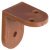 Angled Bracket Screw Fixing Plastic White
