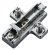 Duomatic 3mm M.Plt Cruci Eur Zinc Alloy NP
