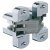 Concealed Mortice Hinge Zinc Alloy Startec size 94 mm Matt chrome