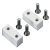 Accuride 0115RC End Stop+Fixings Aluminium