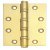 Butt Hinge BB 101x75mm Brass Polished Brass