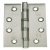 Butt Hinge 102 x 76 mm 304 Stainless Steel Phoenix Slimline ANSI hole pattern Square corners satin