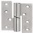 Butt Hinge 102 x 76 mm Grade 304 Stainless Steel size 101 mm Falling hinge anti-clockwise closing satin
