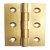 Broad Style Hinge 51x38mm Brass Self