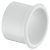 Vent Trim Rectangle D29mm Plastic White