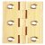 Broad Style Hinge 64x35mm Brass Self