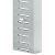 Shelf Support Strip Rectangle/SM 3.5m Aluminium Silver
