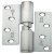 Butt Hinge Rising Grade 304 Stainless Steel Length x width: 100 x 77 mm anti-clockwise closing direction satin