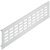 Ventilation Grille Rectangle 60x1000mm Aluminium M.Silver Fire Rated