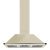 Smeg Vic KT100PE Chm.Hood Crm/Stainless Steel
