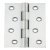 Butt Hinge DPBW Brass 102 x 67 mm Satin chrome