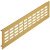 Ventilation Grille Rectangle 500x60mm Aluminium Gold