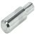 Shelf Support D5x15mm w Stop Plug Steel NP