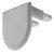 Loox5 2192 Profile SM Endcaps Rnd Plastic Silver